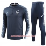 France 2 Stars Ensemble Sweat d'entrainement Bleu 2018